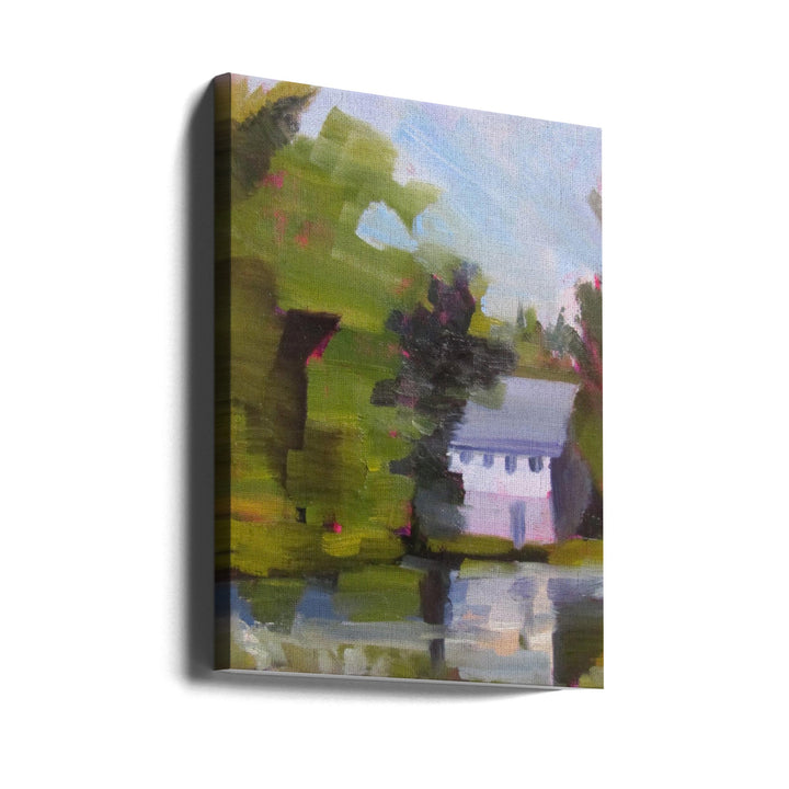 East Windsow Pond - Stretched Canvas, Poster or Fine Art Print I Heart Wall Art