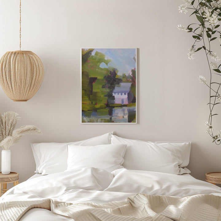 East Windsow Pond - Stretched Canvas, Poster or Fine Art Print I Heart Wall Art