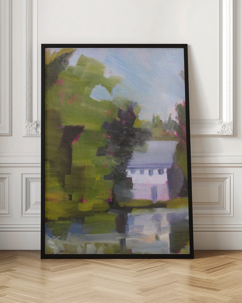 East Windsow Pond - Stretched Canvas, Poster or Fine Art Print I Heart Wall Art
