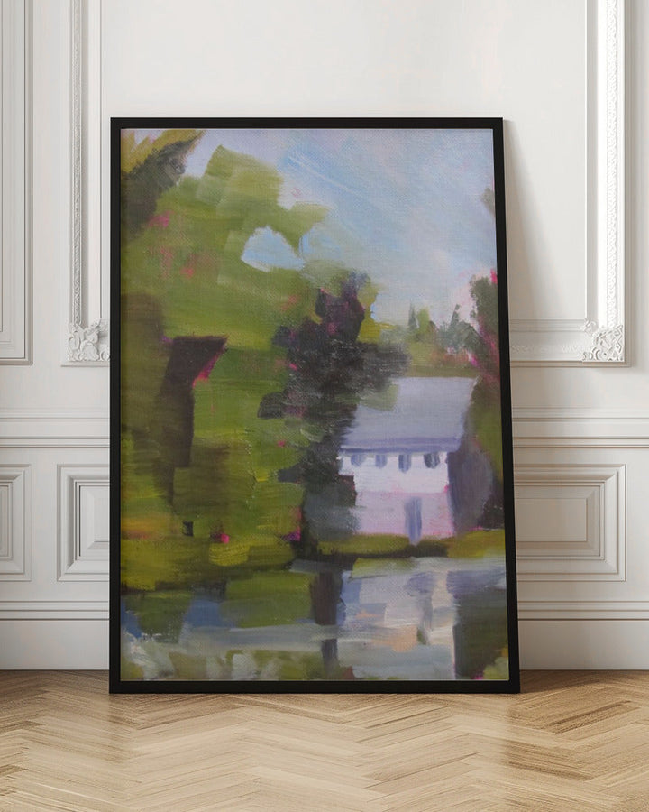 East Windsow Pond - Stretched Canvas, Poster or Fine Art Print I Heart Wall Art