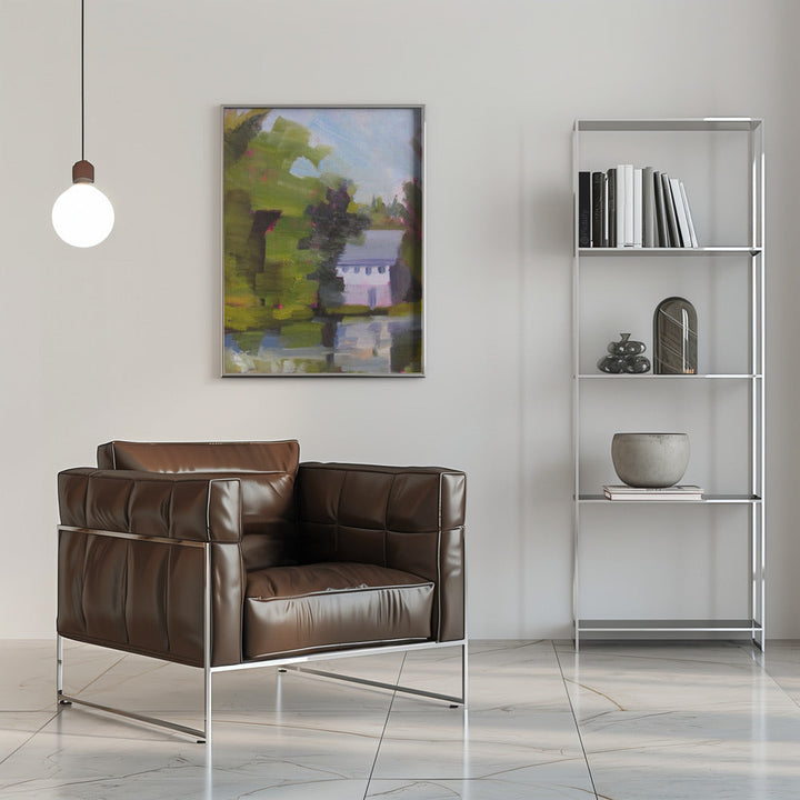 East Windsow Pond - Stretched Canvas, Poster or Fine Art Print I Heart Wall Art