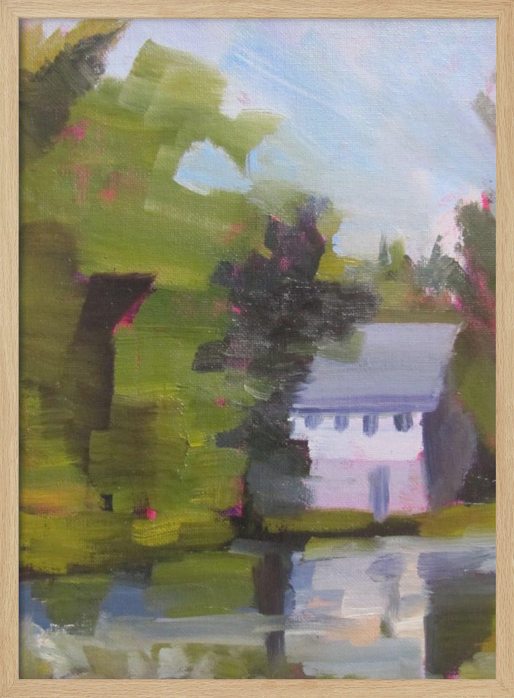 East Windsow Pond - Stretched Canvas, Poster or Fine Art Print I Heart Wall Art