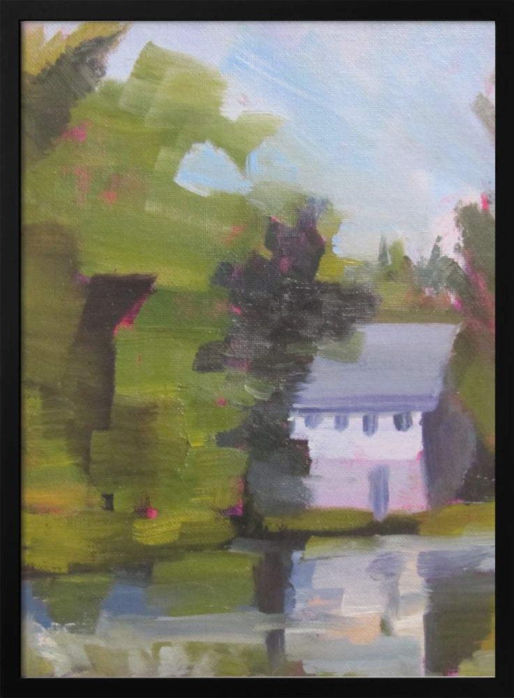 East Windsow Pond - Stretched Canvas, Poster or Fine Art Print I Heart Wall Art