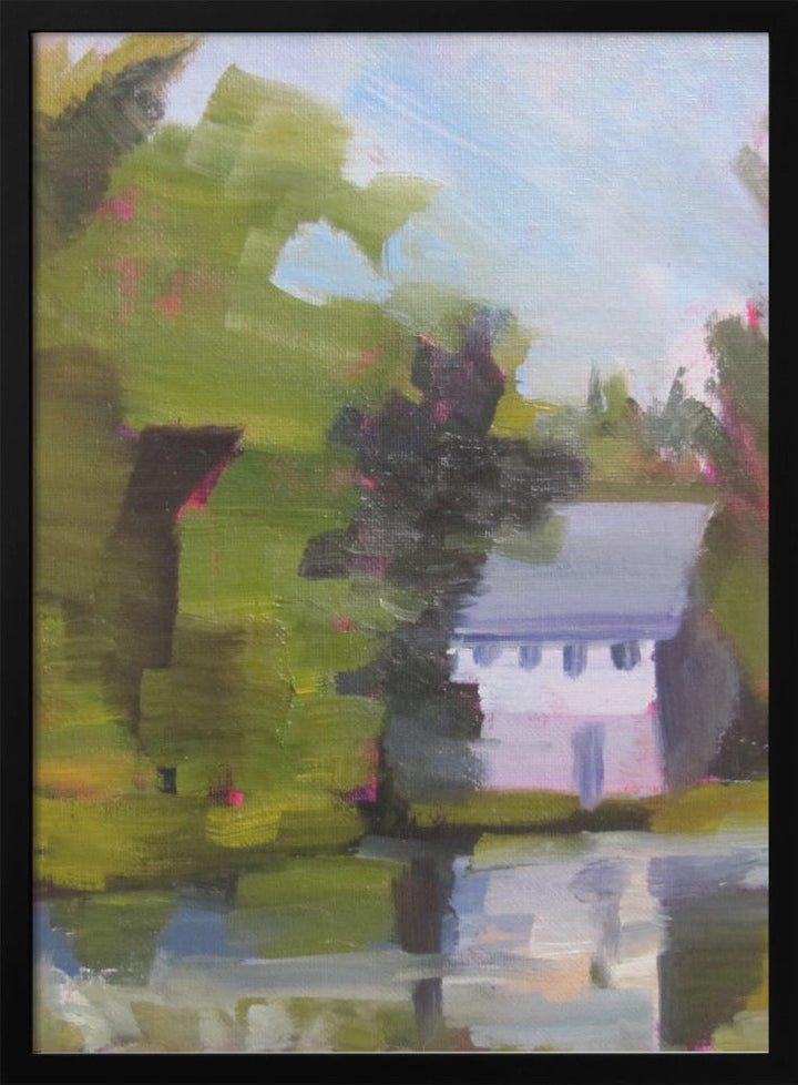 East Windsow Pond - Stretched Canvas, Poster or Fine Art Print I Heart Wall Art