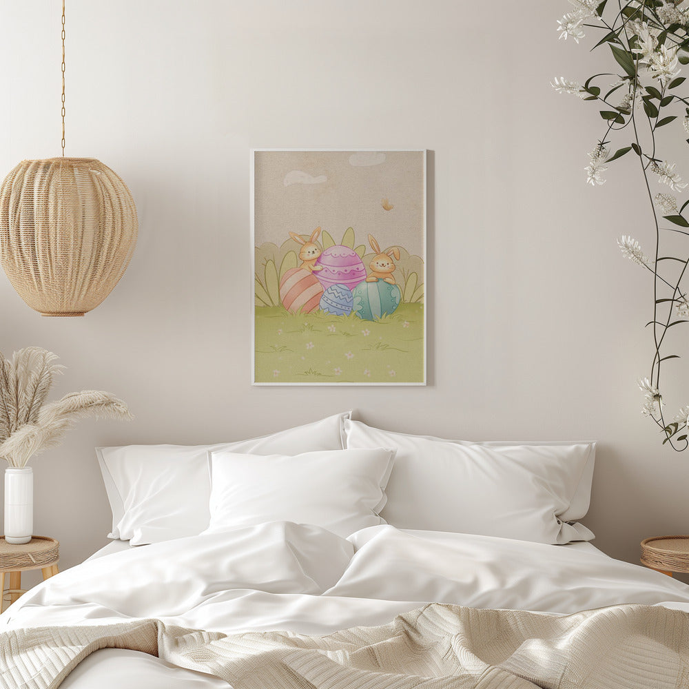 Easter - Stretched Canvas, Poster or Fine Art Print I Heart Wall Art