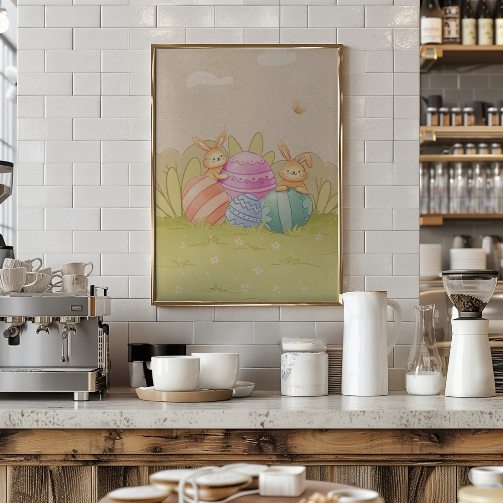 Easter - Stretched Canvas, Poster or Fine Art Print I Heart Wall Art