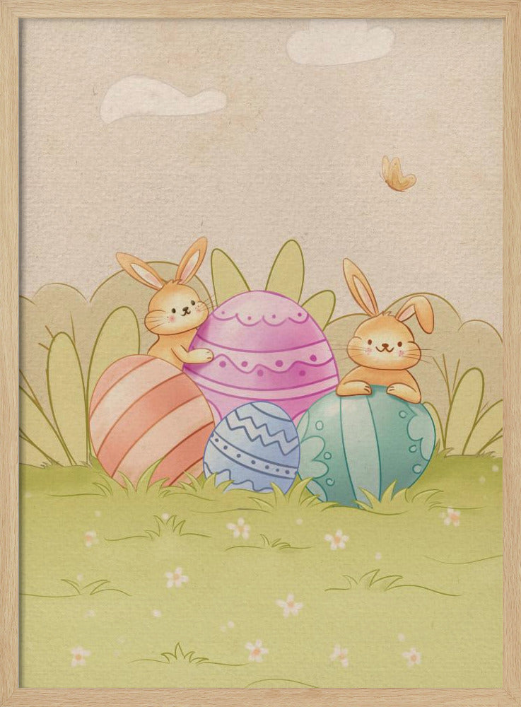 Easter - Stretched Canvas, Poster or Fine Art Print I Heart Wall Art