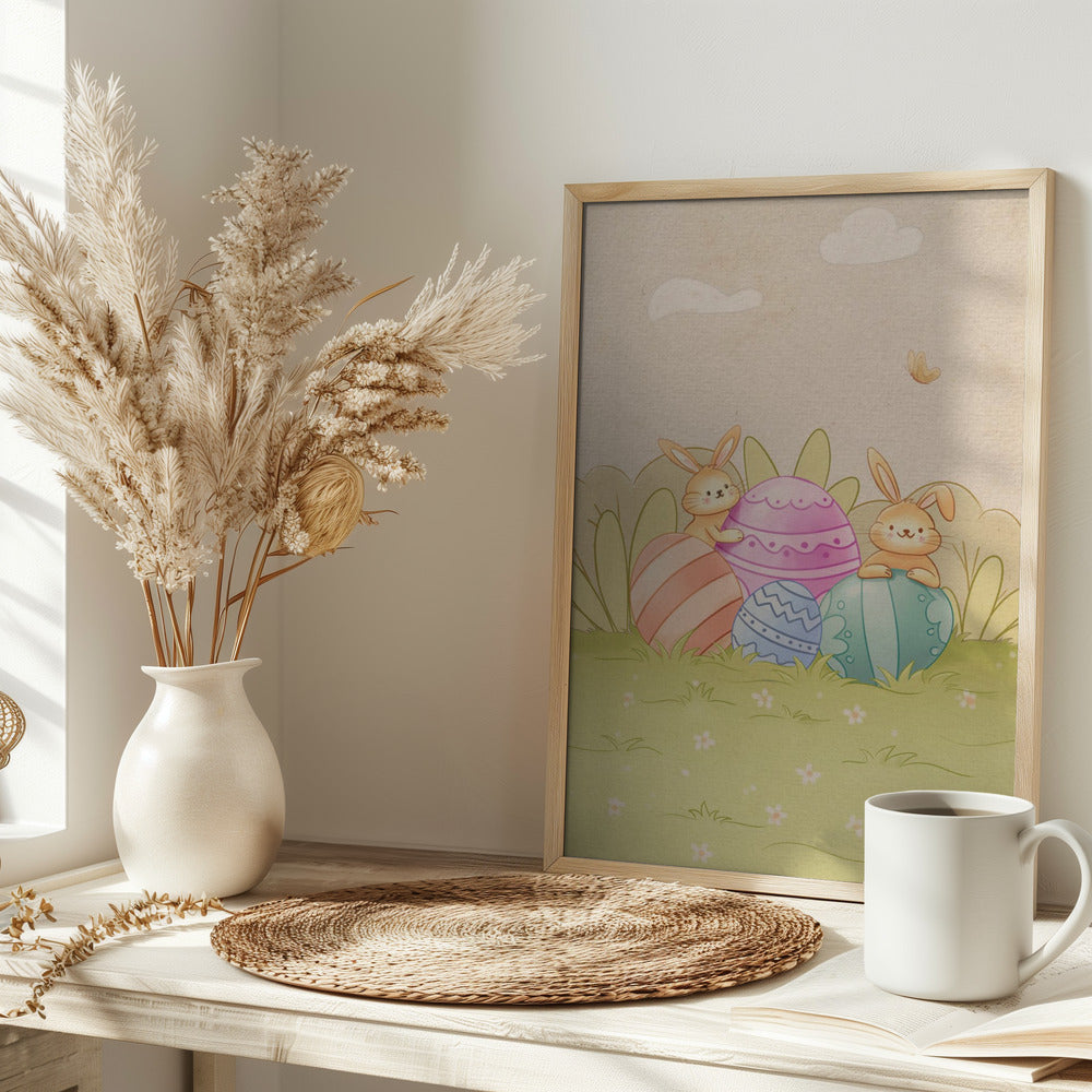 Easter - Stretched Canvas, Poster or Fine Art Print I Heart Wall Art