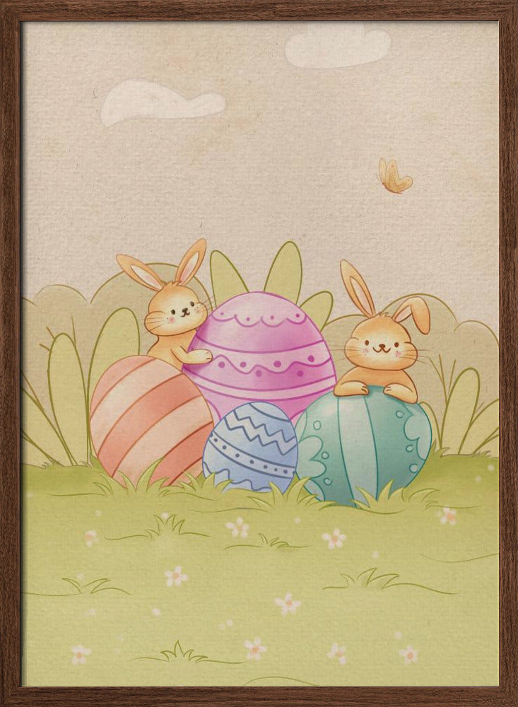 Easter - Stretched Canvas, Poster or Fine Art Print I Heart Wall Art