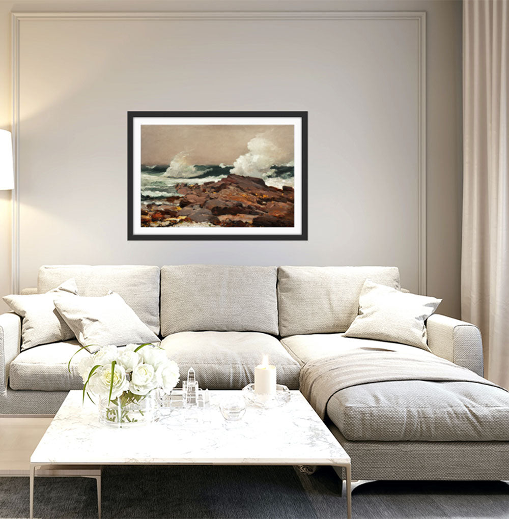 Eastern Point by Winslow Homer - Americana Coastal Hamptons Art Print