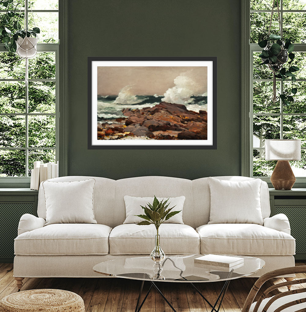 Eastern Point by Winslow Homer - Americana Coastal Hamptons Art Print