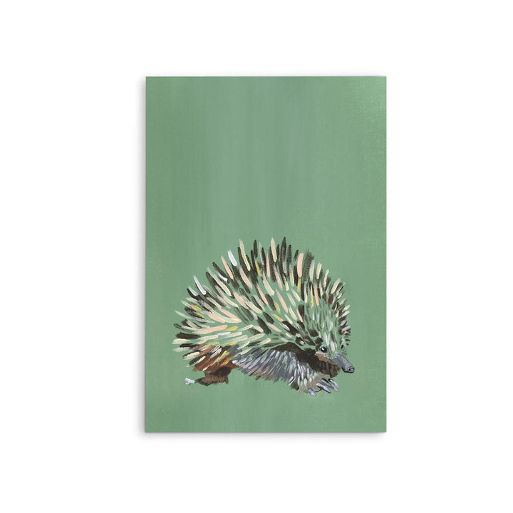 Echidna by Lucy Hawkins - Stretched Canvas Print or Framed Fine Art Print - Artwork I Heart Wall Art Australia 