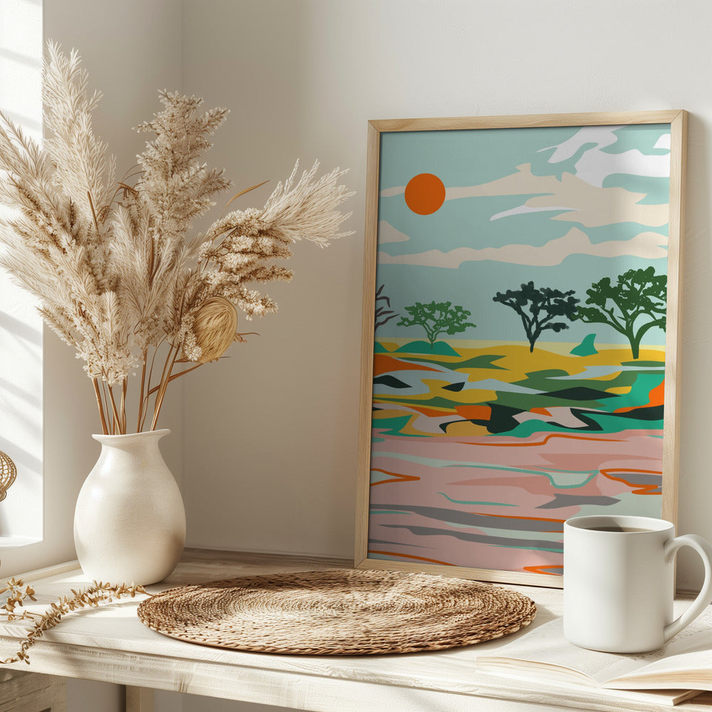 Echoes of the Sahara - Stretched Canvas, Poster or Fine Art Print I Heart Wall Art