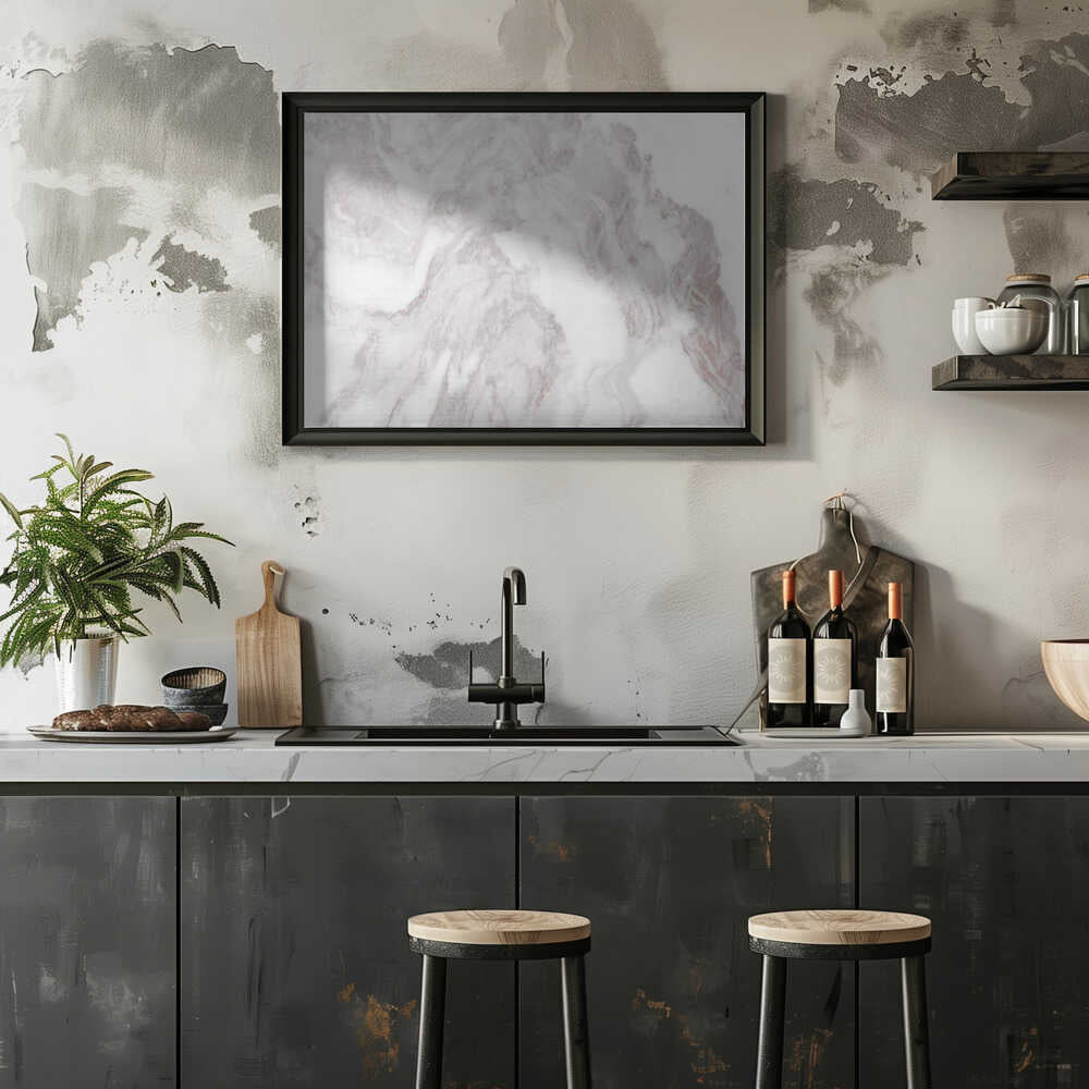 Elegant Marble Flow - Stretched Canvas, Poster or Fine Art Print - I Heart Wall Art - Poster Print, Canvas Print or Framed Art Print