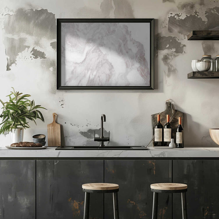 Elegant Marble Flow - Stretched Canvas, Poster or Fine Art Print - I Heart Wall Art - Poster Print, Canvas Print or Framed Art Print
