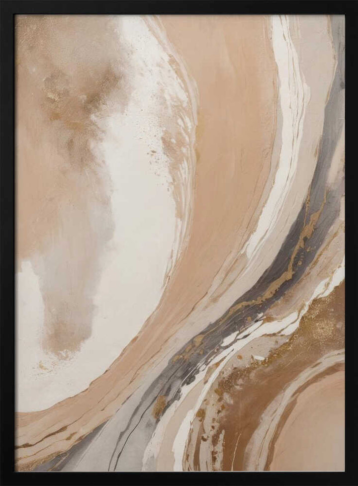 Elegant Marble Flow - Stretched Canvas, Poster or Fine Art Print - I Heart Wall Art - Poster Print, Canvas Print or Framed Art Print
