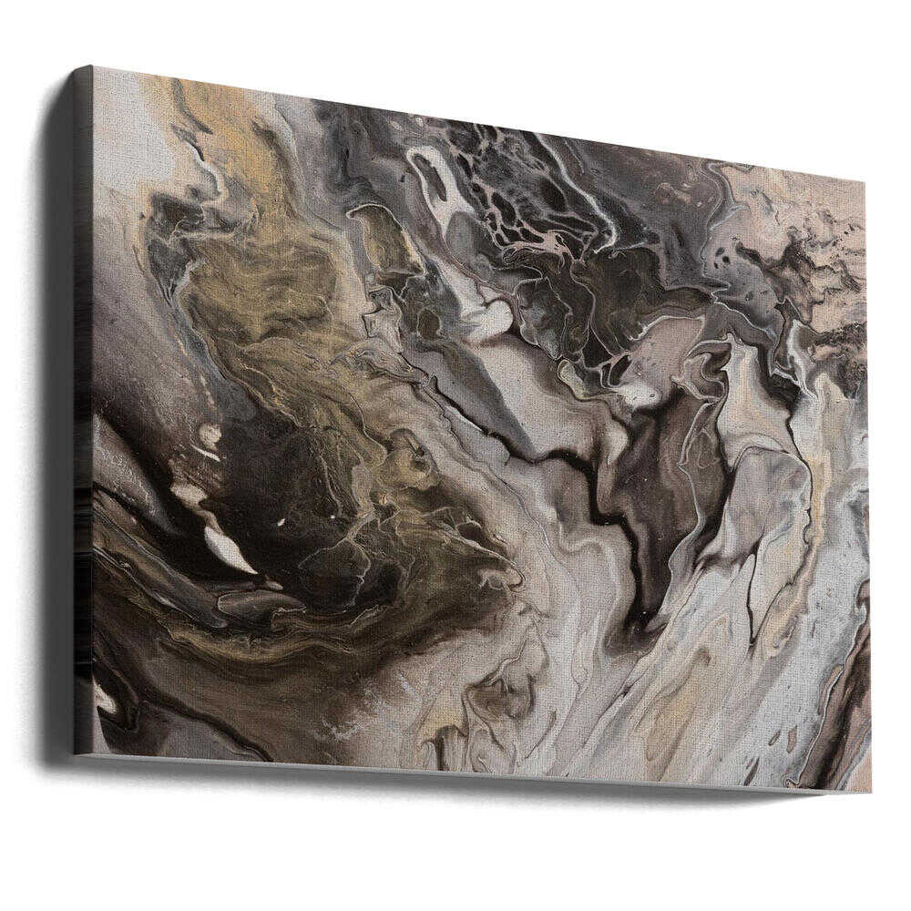 Elegant Marbled Flow - Stretched Canvas, Poster or Fine Art Print - I Heart Wall Art - Poster Print, Canvas Print or Framed Art Print