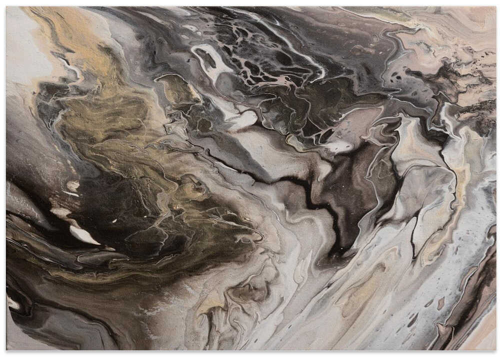 Elegant Marbled Flow - Stretched Canvas, Poster or Fine Art Print - I Heart Wall Art - Poster Print, Canvas Print or Framed Art Print