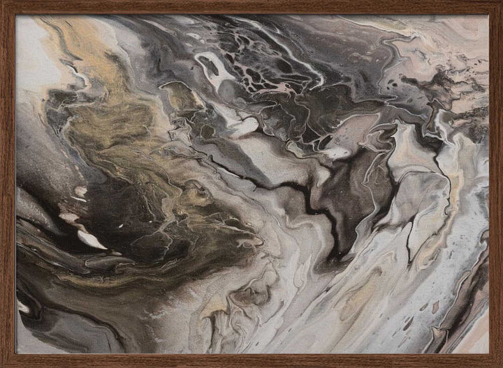 Elegant Marbled Flow - Stretched Canvas, Poster or Fine Art Print - I Heart Wall Art - Poster Print, Canvas Print or Framed Art Print
