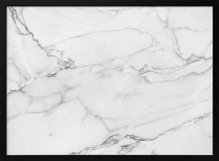 Elegant White Marble - Stretched Canvas, Poster or Fine Art Print - I Heart Wall Art - Poster Print, Canvas Print or Framed Art Print