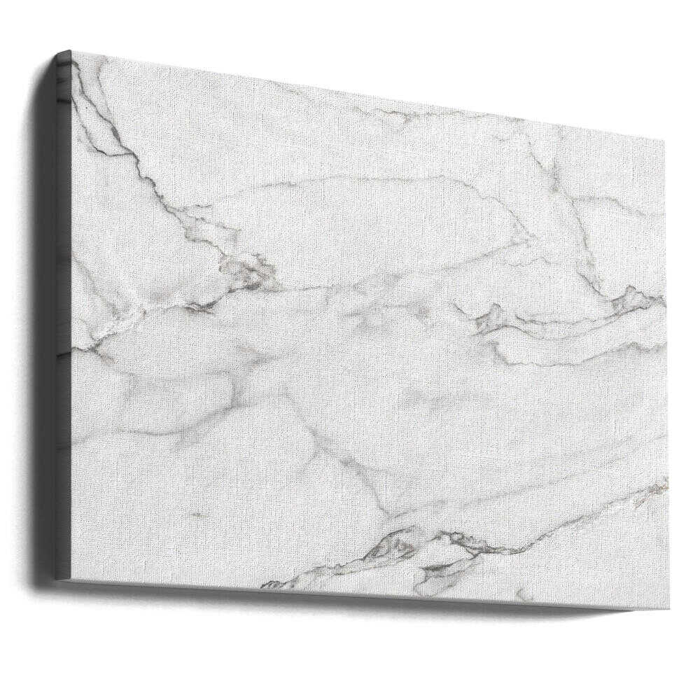 Elegant White Marble - Stretched Canvas, Poster or Fine Art Print - I Heart Wall Art - Poster Print, Canvas Print or Framed Art Print