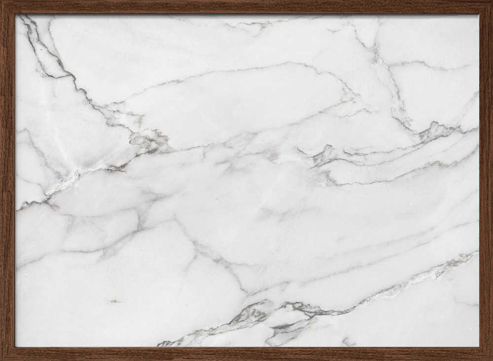 Elegant White Marble - Stretched Canvas, Poster or Fine Art Print - I Heart Wall Art - Poster Print, Canvas Print or Framed Art Print