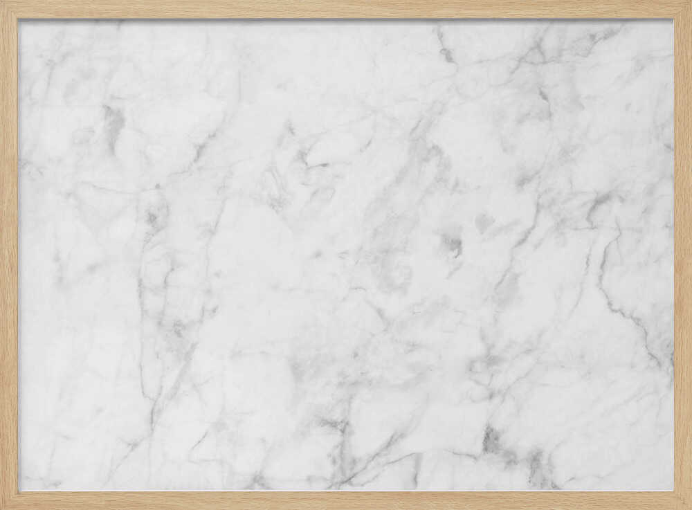 Elegant White Marble - Stretched Canvas, Poster or Fine Art Print - I Heart Wall Art - Poster Print, Canvas Print or Framed Art Print