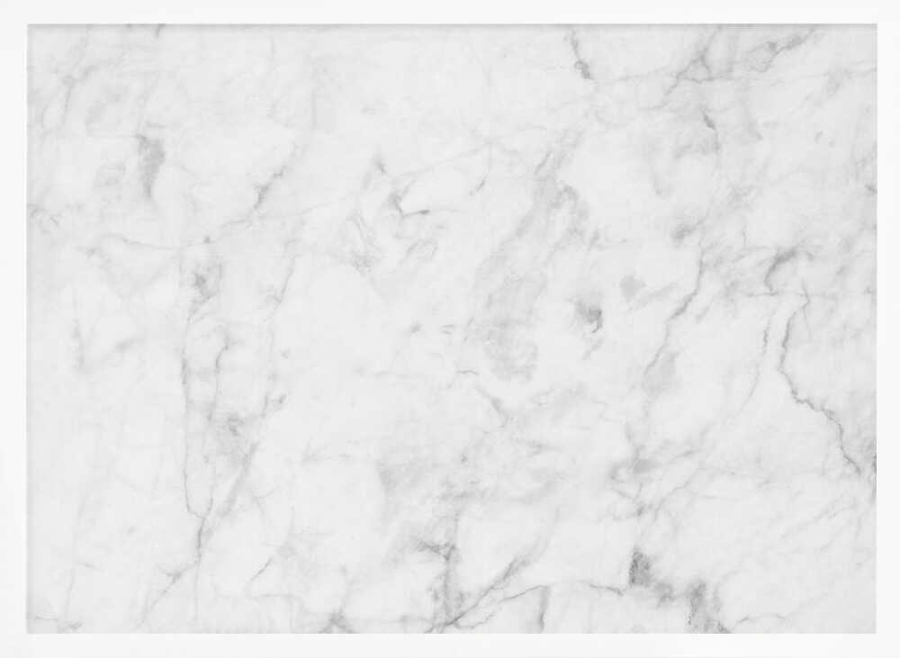 Elegant White Marble - Stretched Canvas, Poster or Fine Art Print - I Heart Wall Art - Poster Print, Canvas Print or Framed Art Print