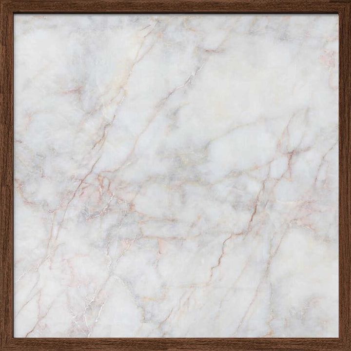 Elegant White Marble Texture - Square Stretched Canvas, Poster or Fine Art Print - I Heart Wall Art - Poster Print, Canvas Print or Framed Art Print