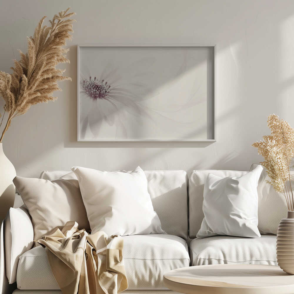 Endless - Floral Photographic Stretched Canvas Poster or Fine Art Print