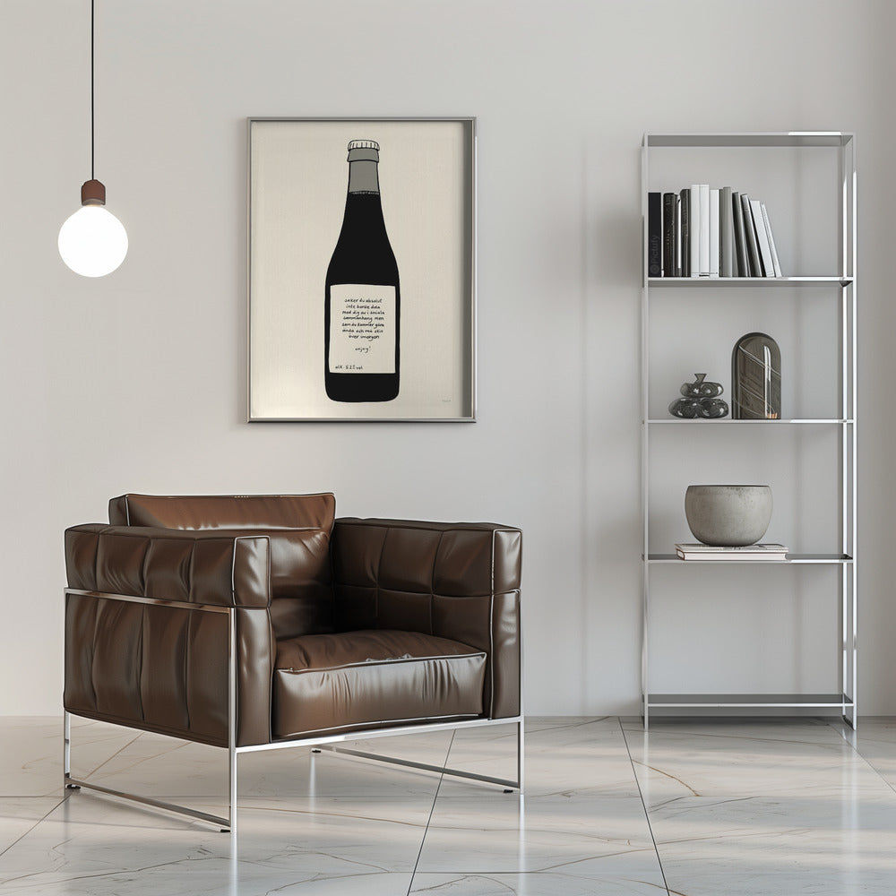 ENJOY - Stretched Canvas, Poster or Fine Art Print I Heart Wall Art