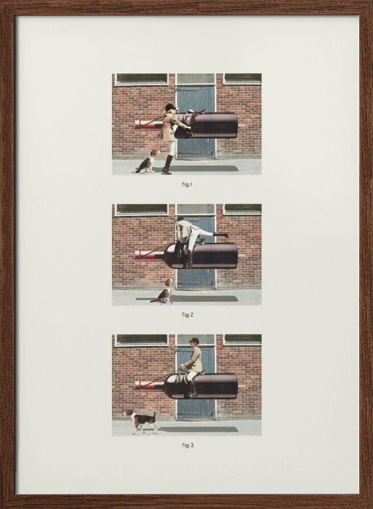 Eqwine Ride - Stretched Canvas, Poster or Fine Art Print I Heart Wall Art