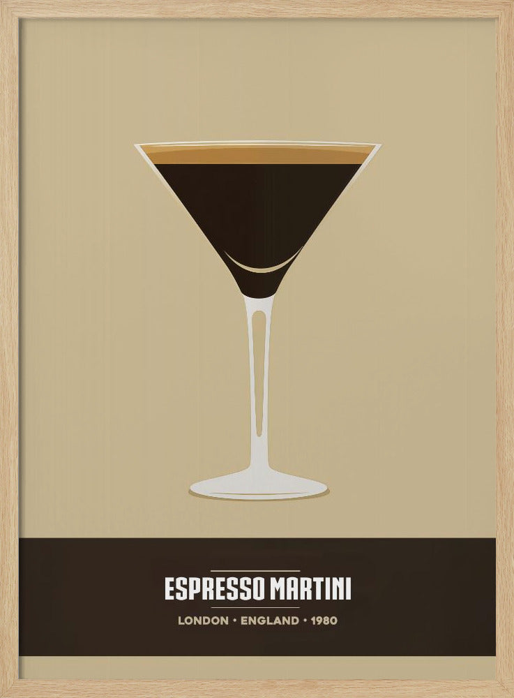 Espresso Martini - Stretched Canvas, Poster or Fine Art Print I Heart Wall Art