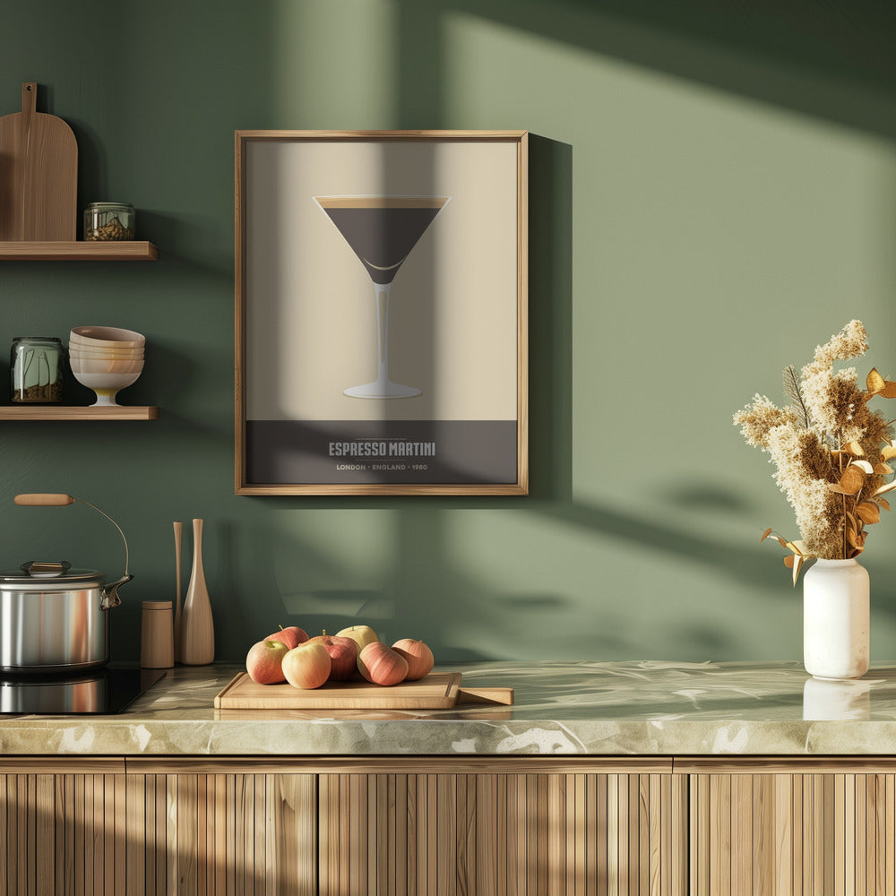 Espresso Martini - Stretched Canvas, Poster or Fine Art Print I Heart Wall Art