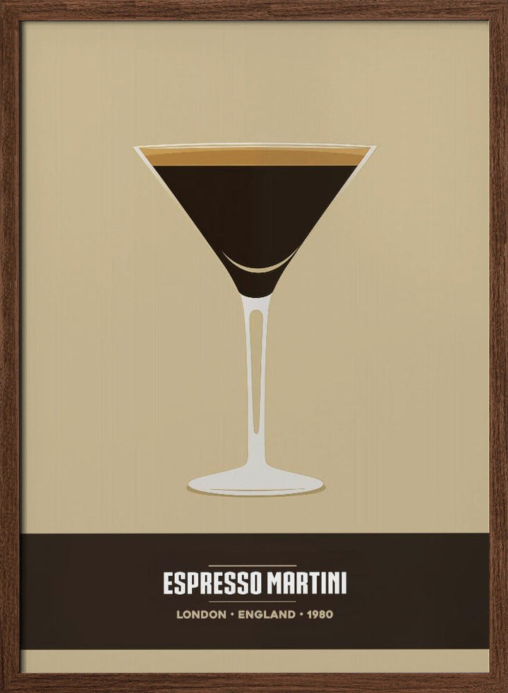 Espresso Martini - Stretched Canvas, Poster or Fine Art Print I Heart Wall Art