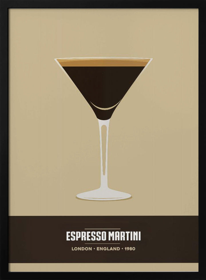 Espresso Martini - Stretched Canvas, Poster or Fine Art Print I Heart Wall Art