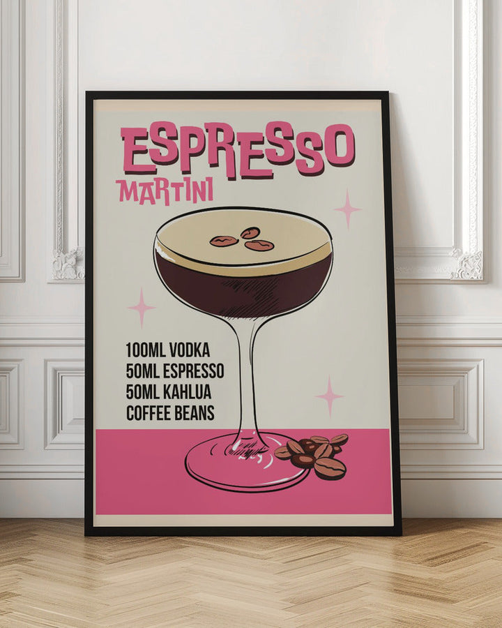 Espresso Martini - Stretched Canvas, Poster or Fine Art Print I Heart Wall Art