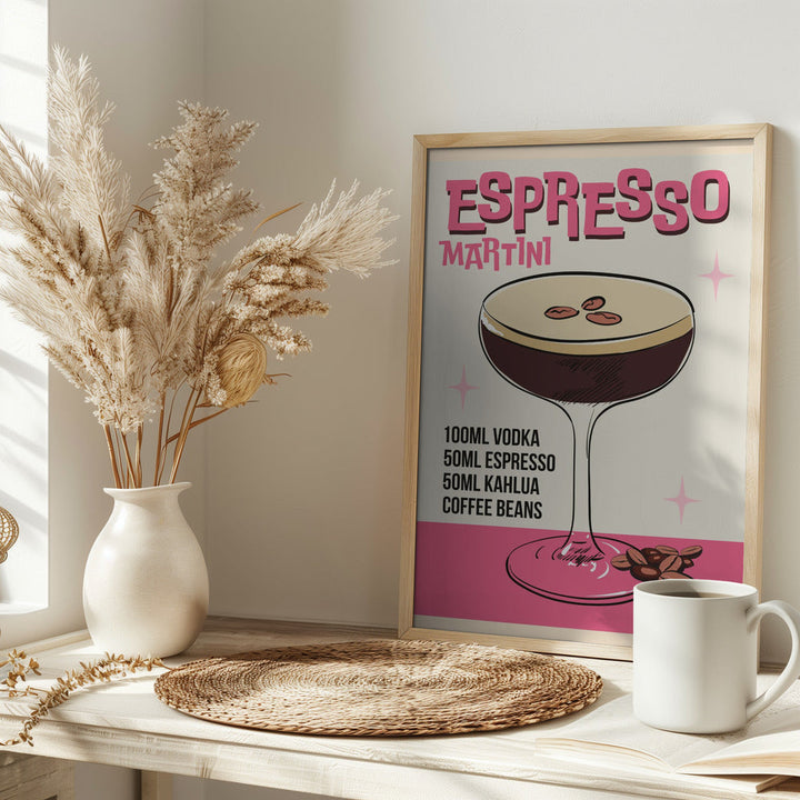 Espresso Martini - Stretched Canvas, Poster or Fine Art Print I Heart Wall Art