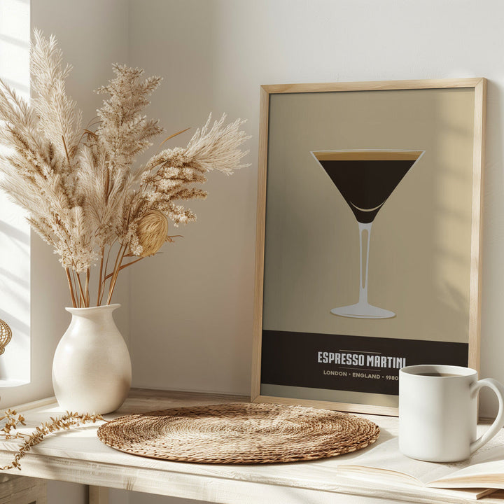Espresso Martini - Stretched Canvas, Poster or Fine Art Print I Heart Wall Art