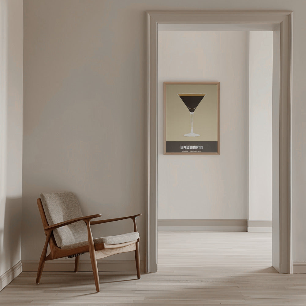 Espresso Martini - Stretched Canvas, Poster or Fine Art Print I Heart Wall Art