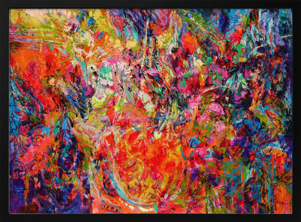 Ethereal Blossom Glow - Stretched Canvas, Poster or Fine Art Print I Heart Wall Art