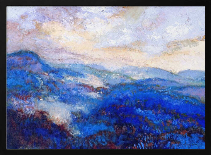 Ethereal Bluescape - Stretched Canvas, Poster or Fine Art Print - I Heart Wall Art - Poster Print, Canvas Print or Framed Art Print