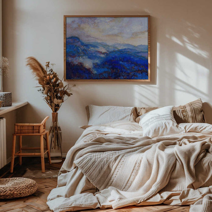 Ethereal Bluescape - Stretched Canvas, Poster or Fine Art Print - I Heart Wall Art - Poster Print, Canvas Print or Framed Art Print