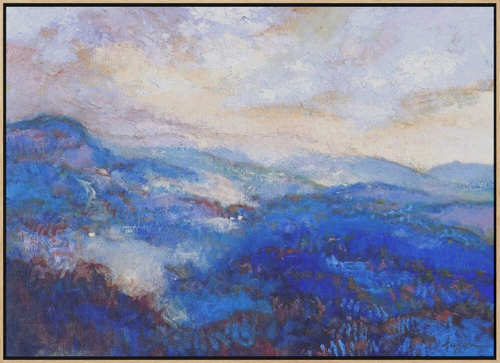 Ethereal Bluescape - Stretched Canvas, Poster or Fine Art Print - I Heart Wall Art - Poster Print, Canvas Print or Framed Art Print