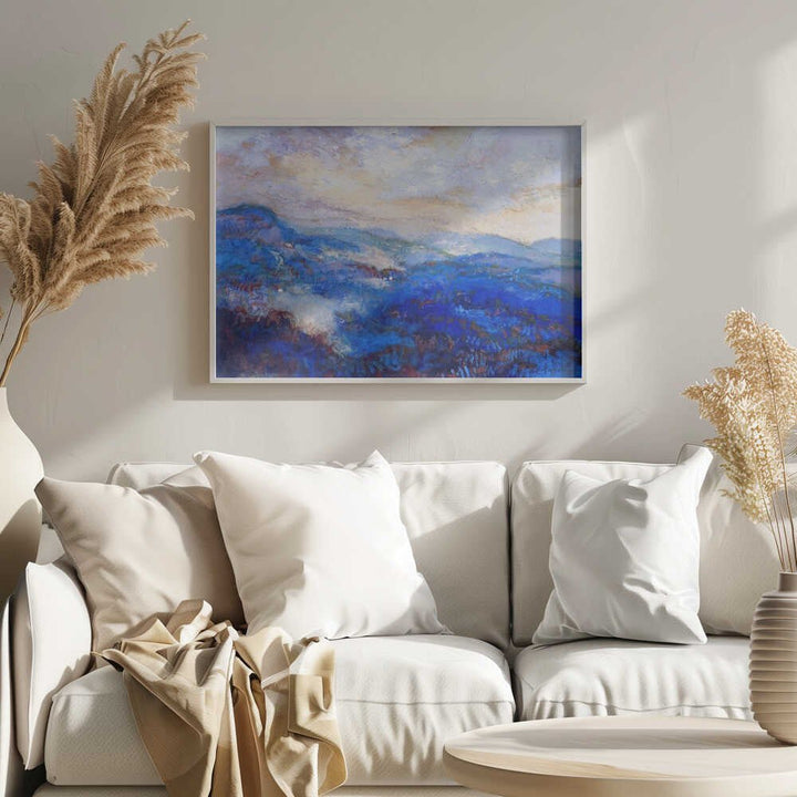 Ethereal Bluescape - Stretched Canvas, Poster or Fine Art Print - I Heart Wall Art - Poster Print, Canvas Print or Framed Art Print