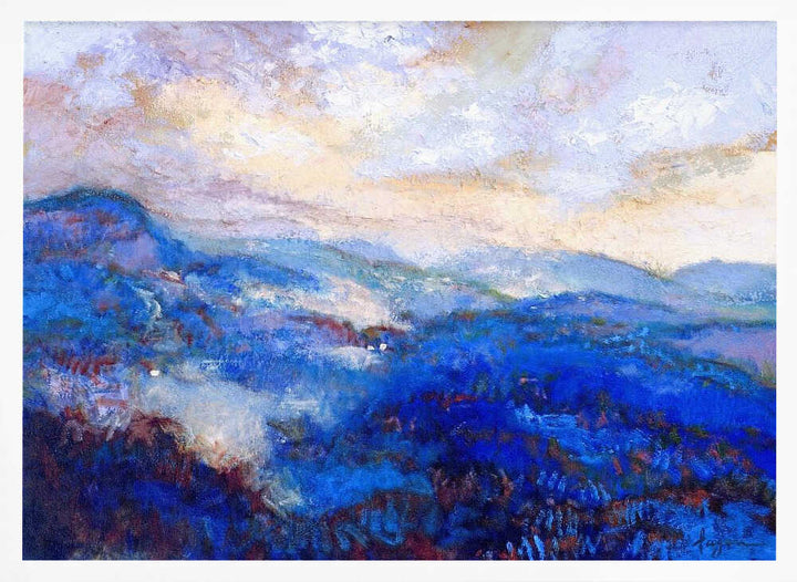 Ethereal Bluescape - Stretched Canvas, Poster or Fine Art Print - I Heart Wall Art - Poster Print, Canvas Print or Framed Art Print