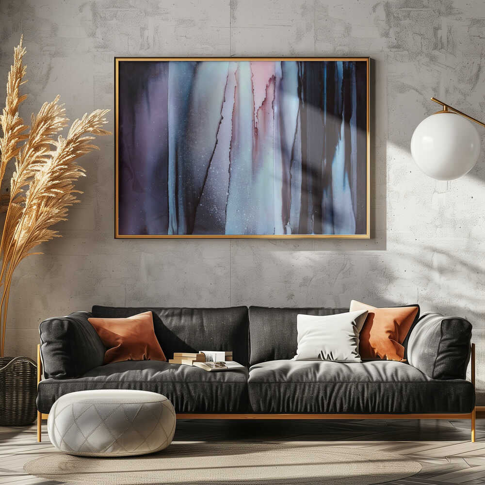 Ethereal Cosmic Flow - Stretched Canvas, Poster or Fine Art Print - I Heart Wall Art - Poster Print, Canvas Print or Framed Art Print