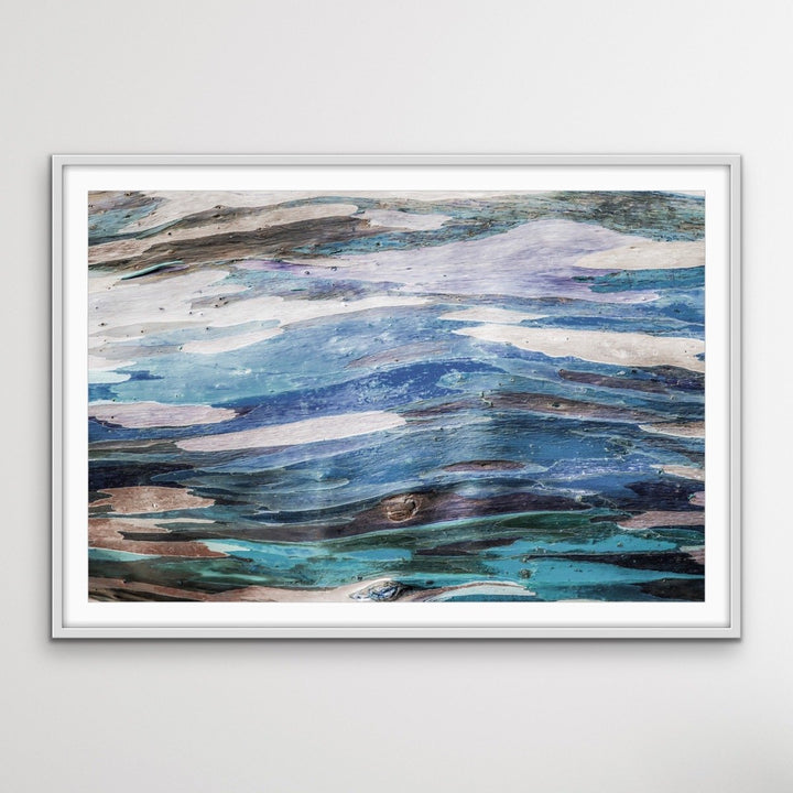 Eucalypt Bark -  Original Abstract Australian Bush Nature Painting Stretched Canvas Wall Art Print - I Heart Wall Art