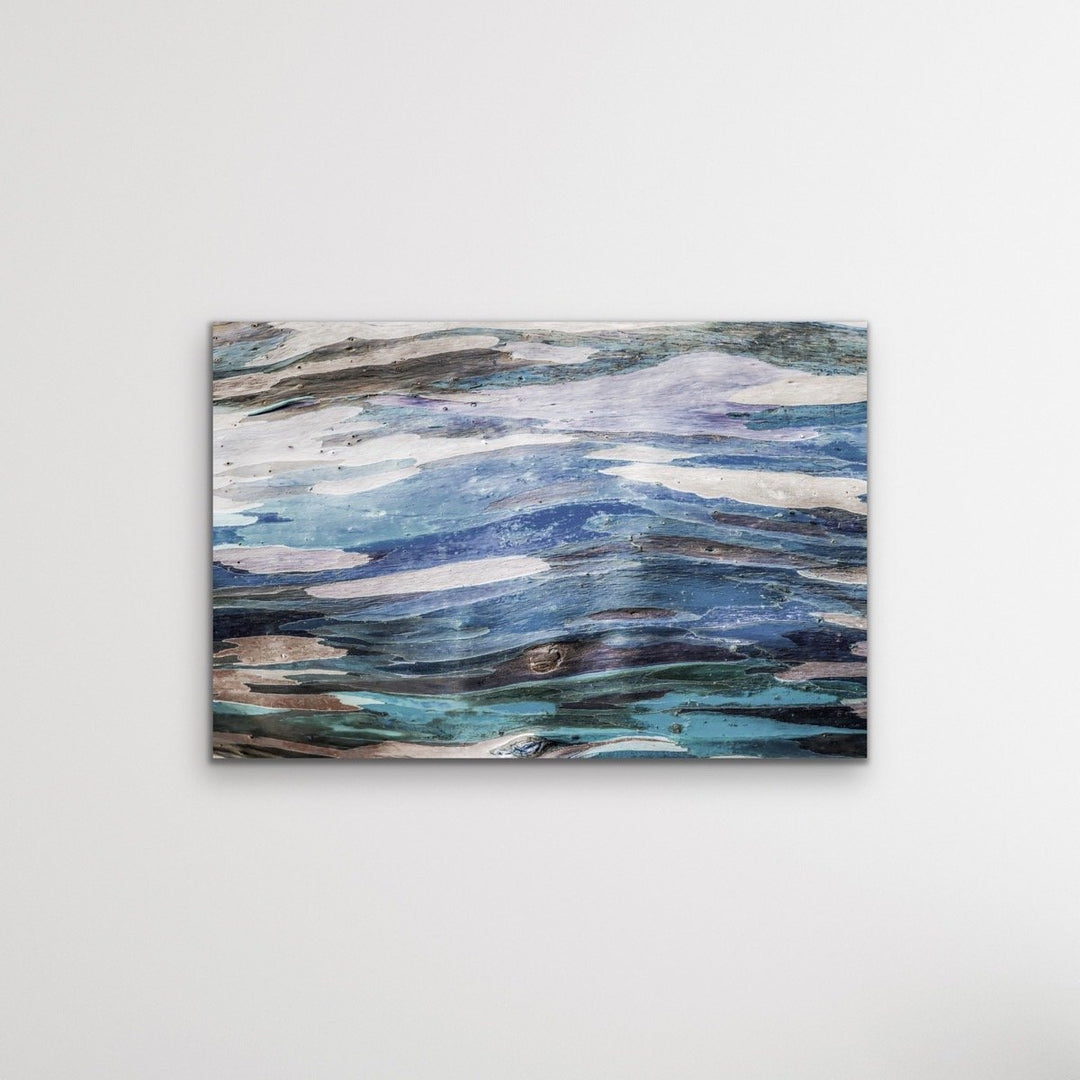 Eucalypt Bark -  Original Abstract Australian Bush Nature Painting Stretched Canvas Wall Art Print - I Heart Wall Art