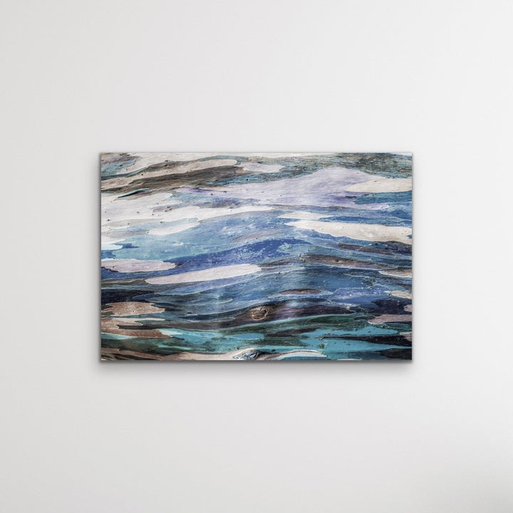 Eucalypt Bark -  Original Abstract Australian Bush Nature Painting Stretched Canvas Wall Art Print - I Heart Wall Art